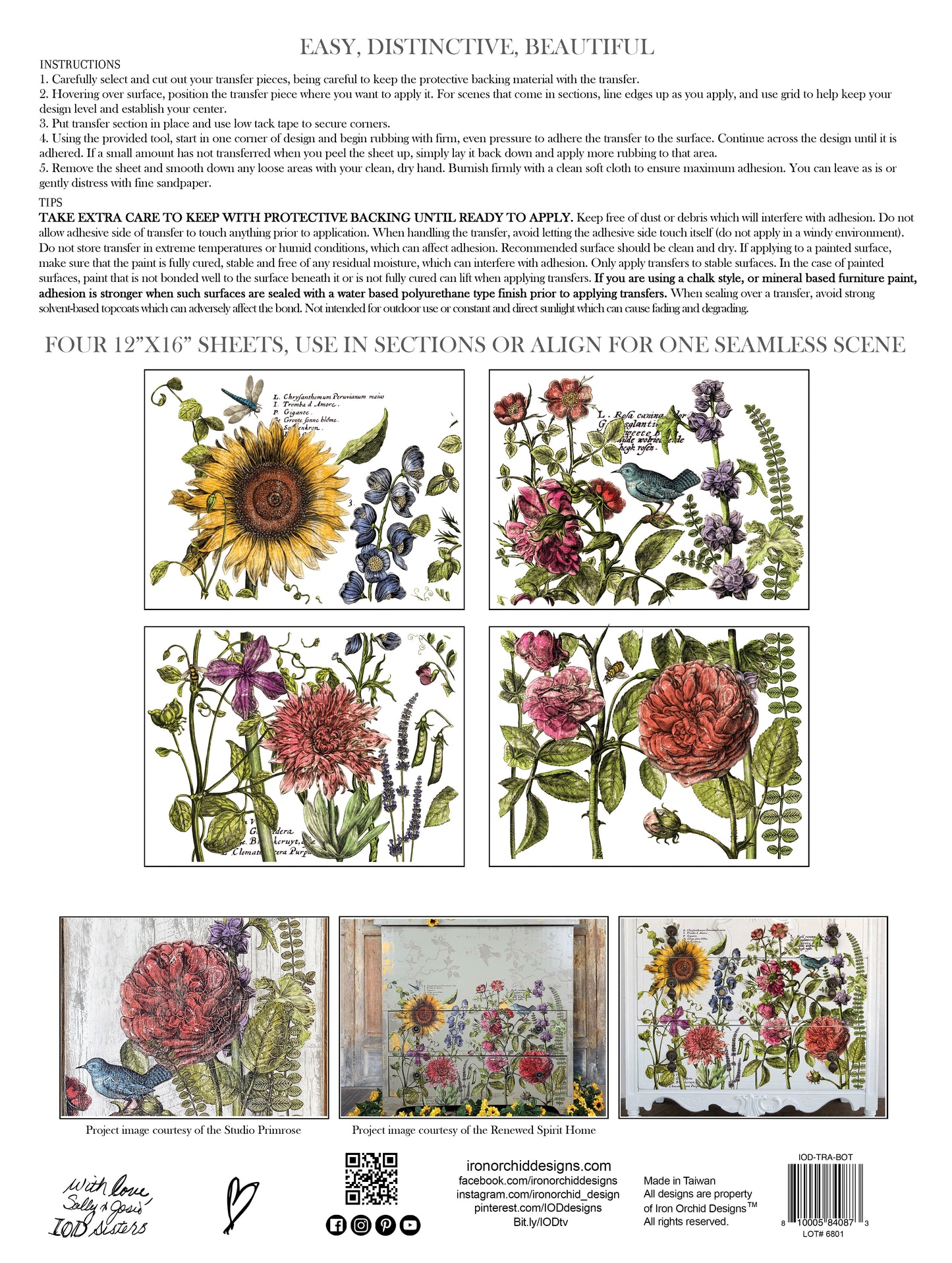 Transfer - Botanist's Journal 12x16 Pad
