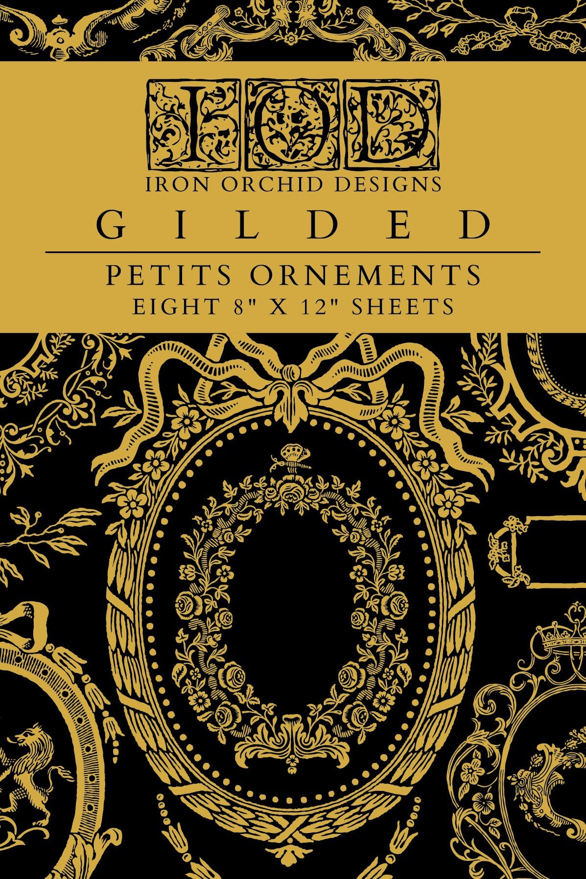 Gilded Transfers - Petits Ornements 8x12