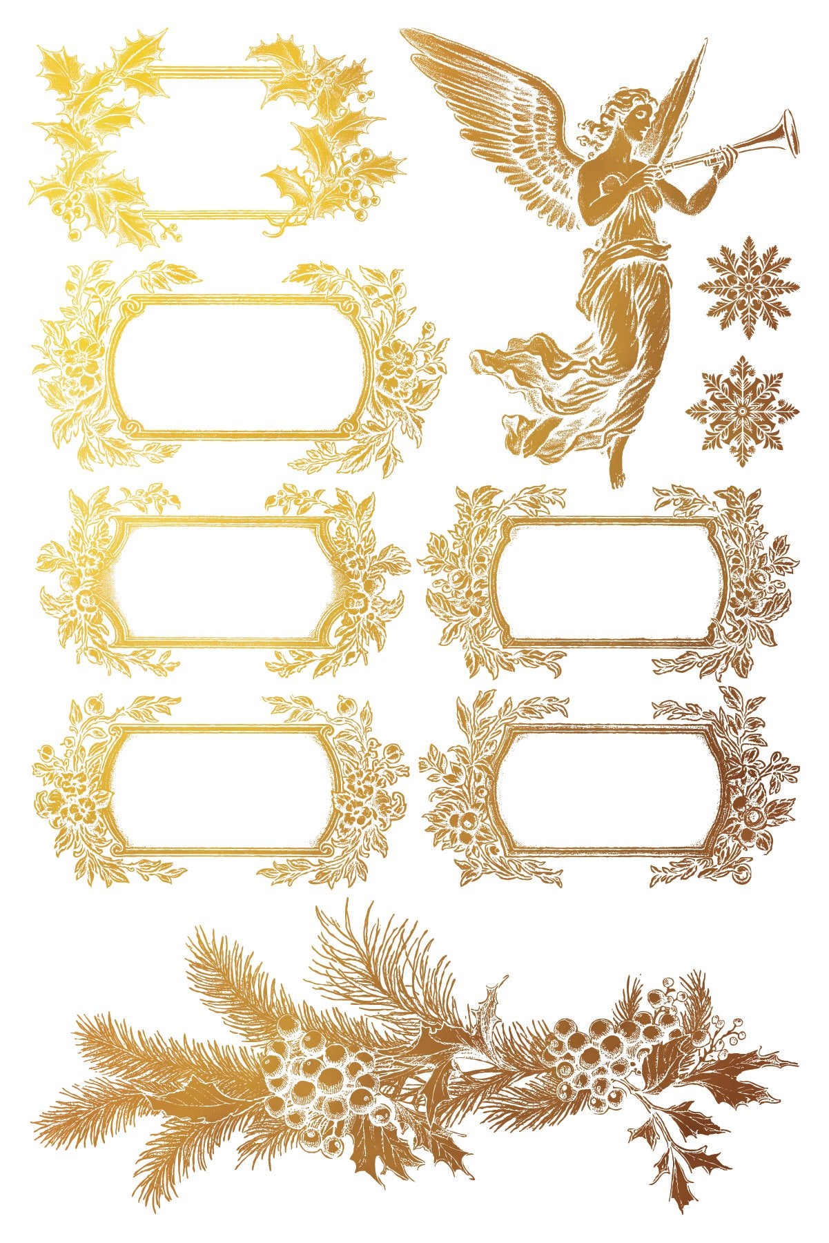 Gilded Transfers - Tinsel Foil 8x12