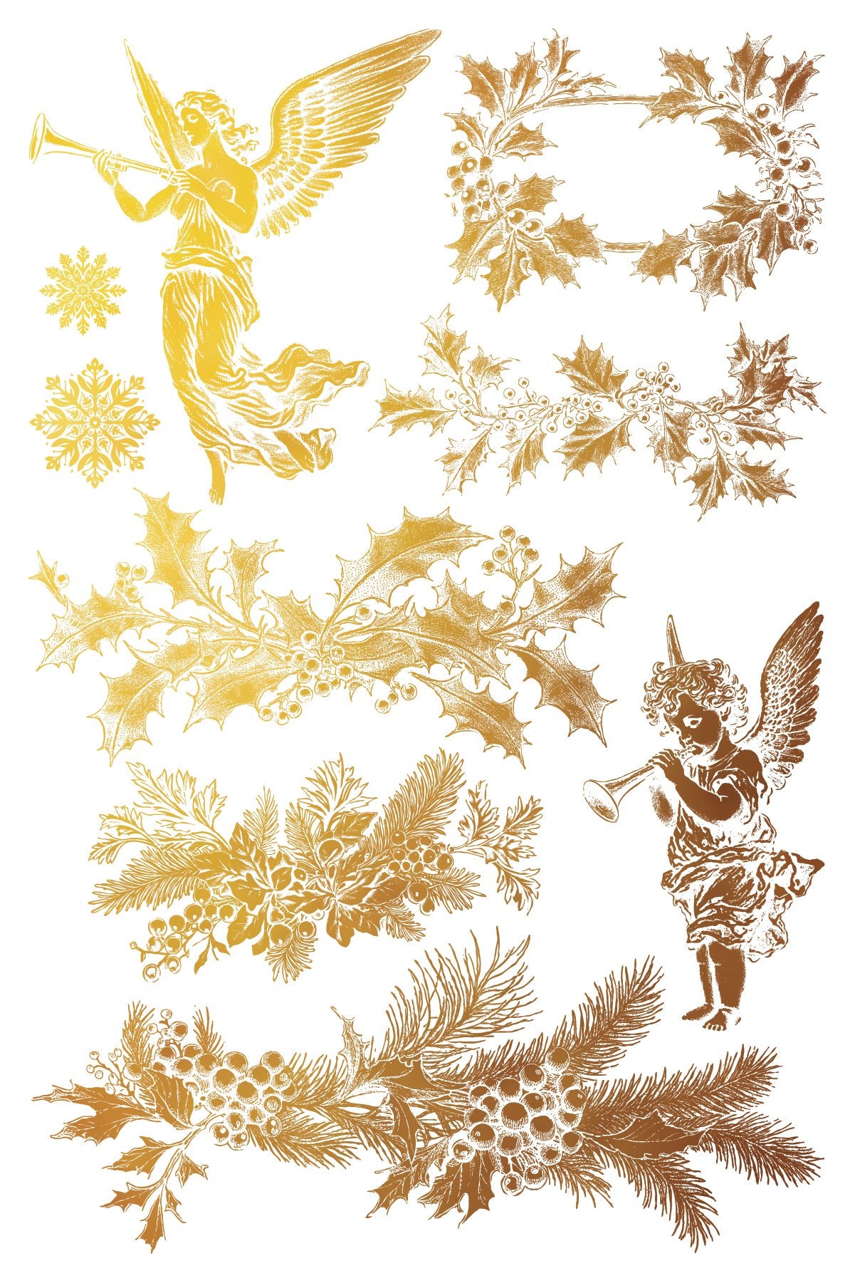 Gilded Transfers - Tinsel Foil 8x12