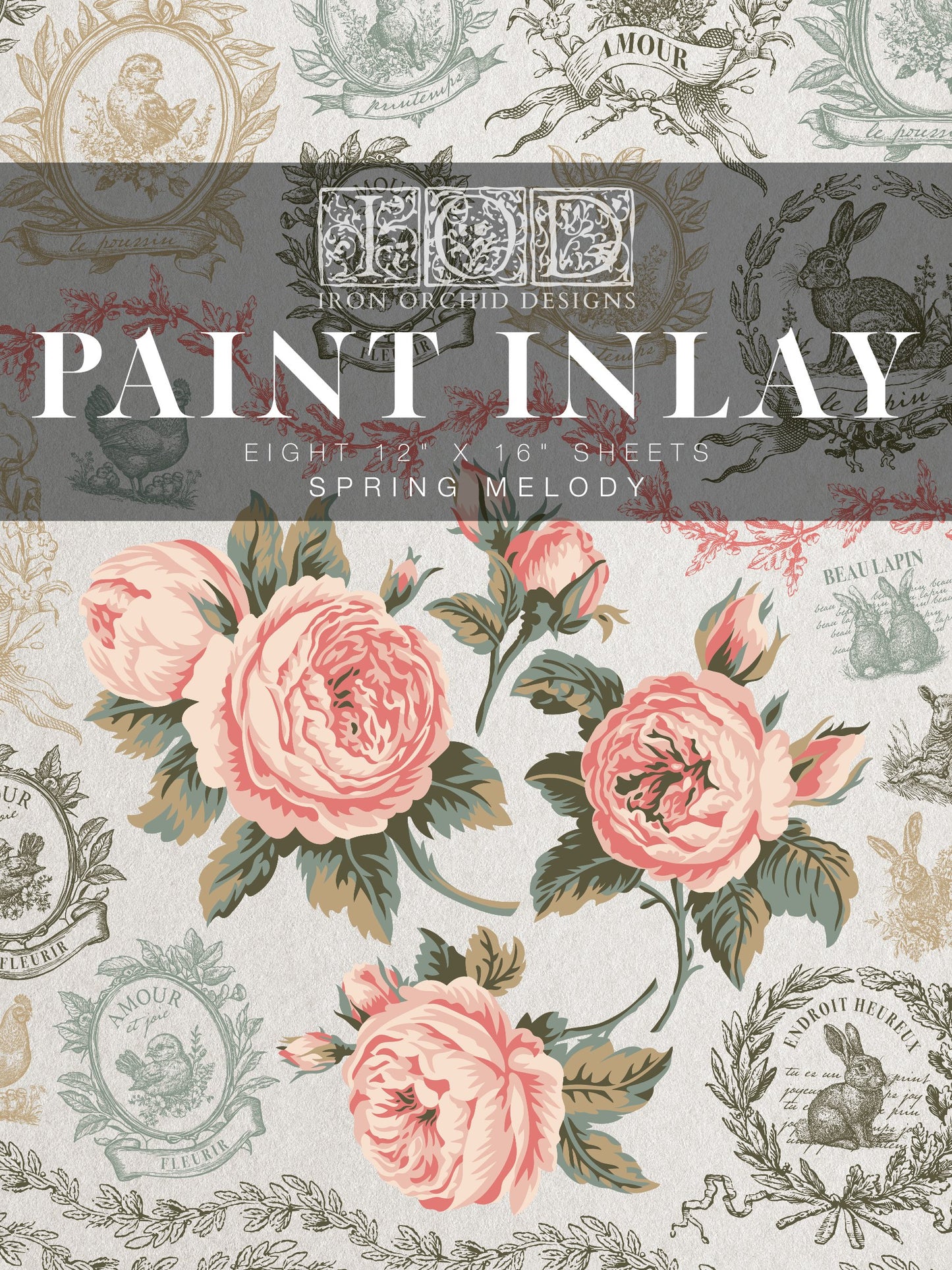 Paint Inlay - Spring Melody 12x16