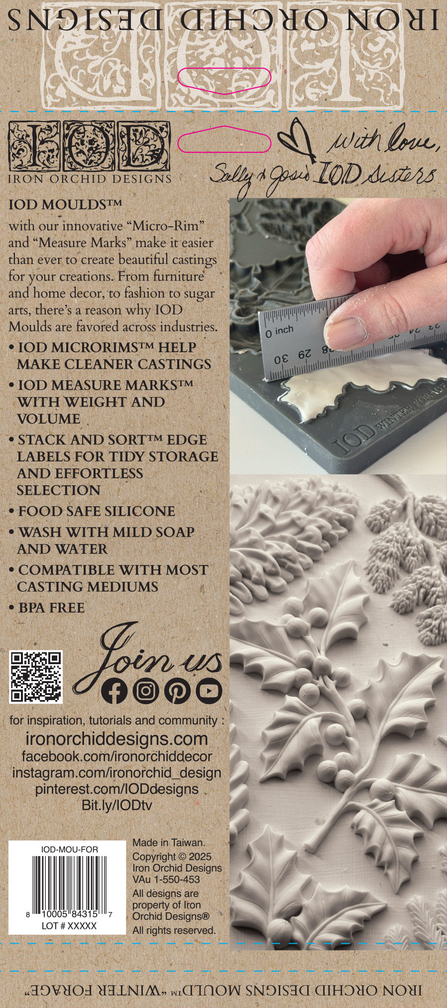 IOD Mould - Winter Forage 6 x 10