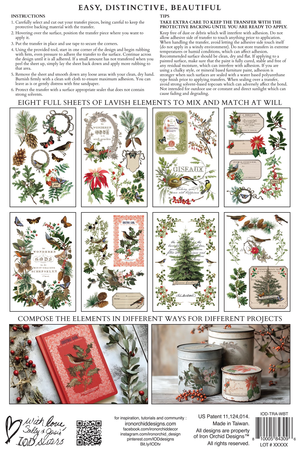 Transfer - Winter Botanist 8x12 Pad