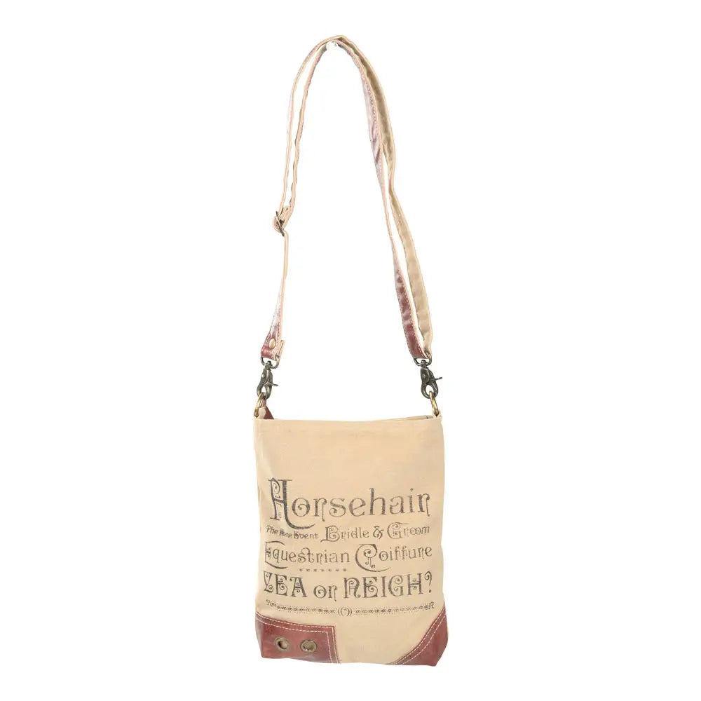 Clea Ray - Horsehair Leather Trim Shoulder Bag