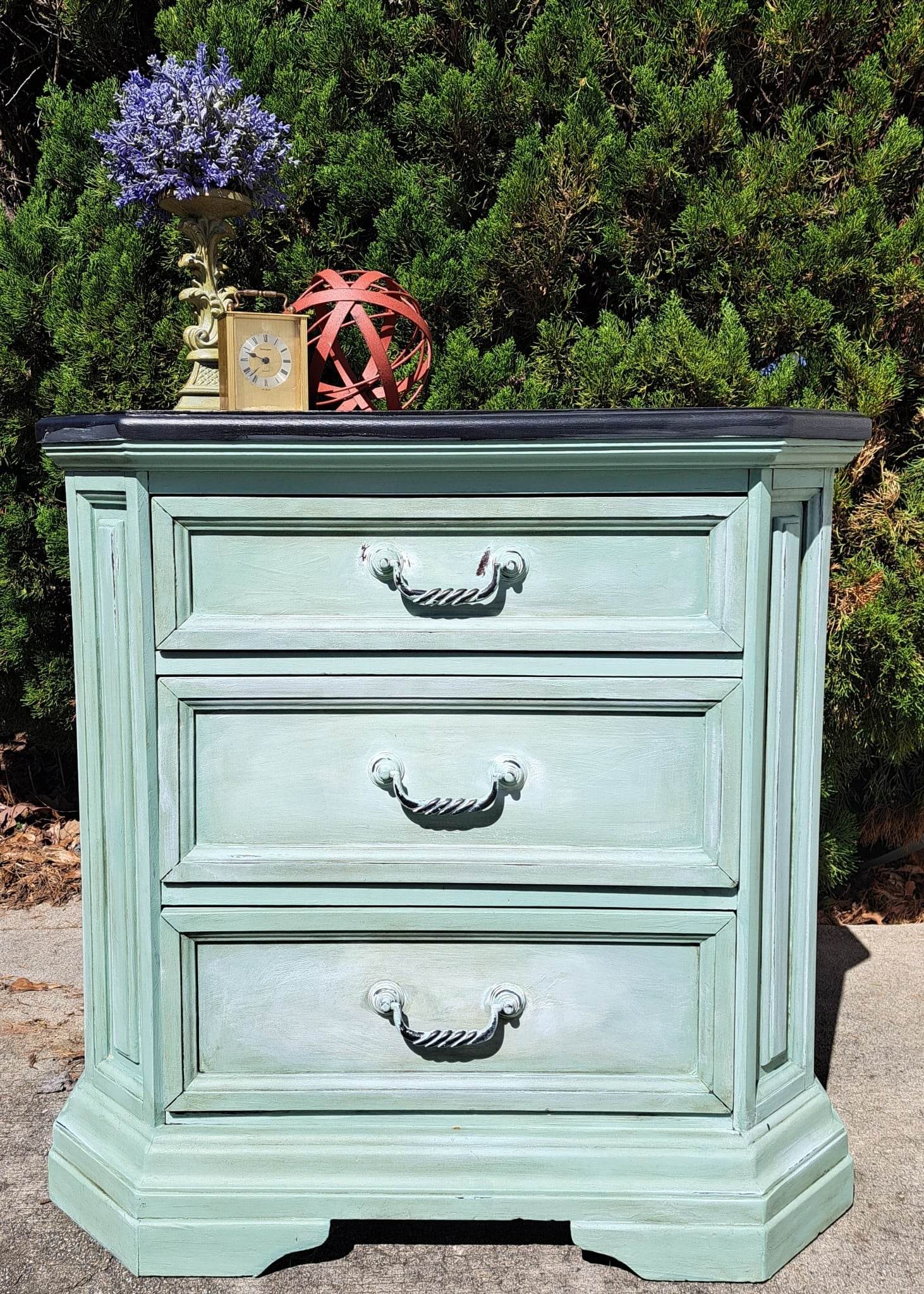 Revived 3 Drawer Dresser painted with DIY The Wild Hare Vintage Revived 3 Drawer Dresser painted with DIY The Wild Hare Vintage