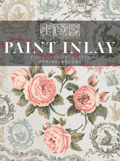Paint Inlay - Spring Melody 12x16