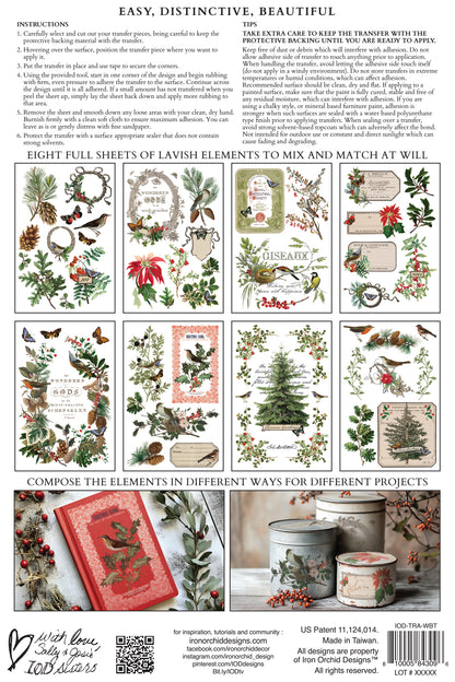 Transfer - Winter Botanist 8x12 Pad