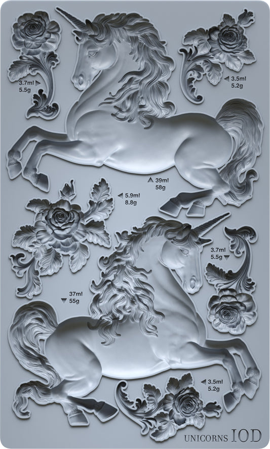 IOD Mould - Unicorns