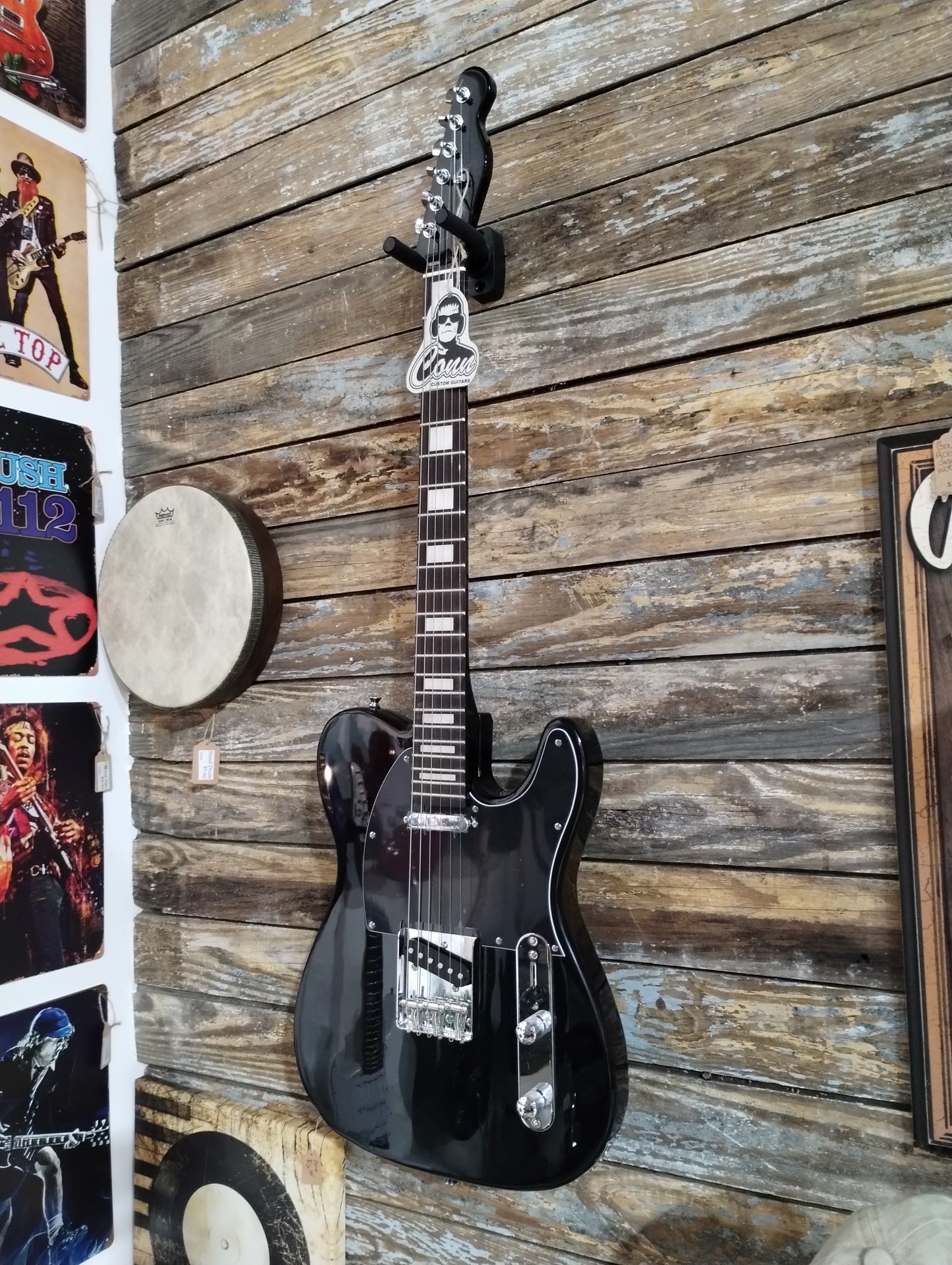 Conn Custom Guitars Custom Telecaster - Black Electric Guitar