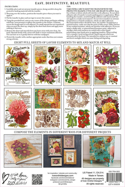 Transfer - Seed Catalogue 8x12 Pad