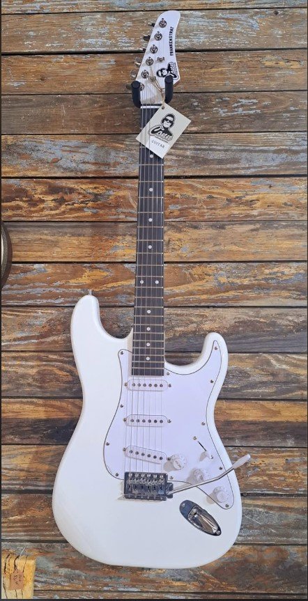 Conn Custom Guitars Frankenstrat - White Electric Guitar